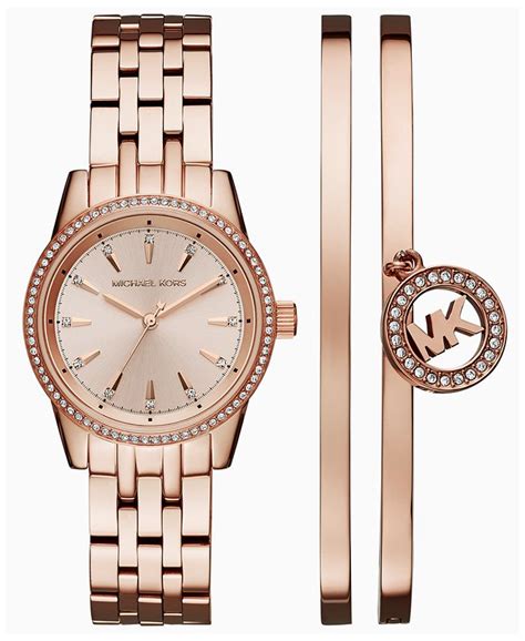 michael kors mk 6528|Michael Kors Women's Ritz Rose Gold Tone Stainless .